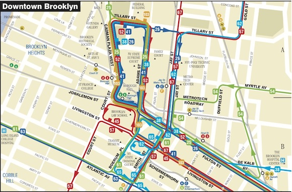 Downtown Brooklyn Map