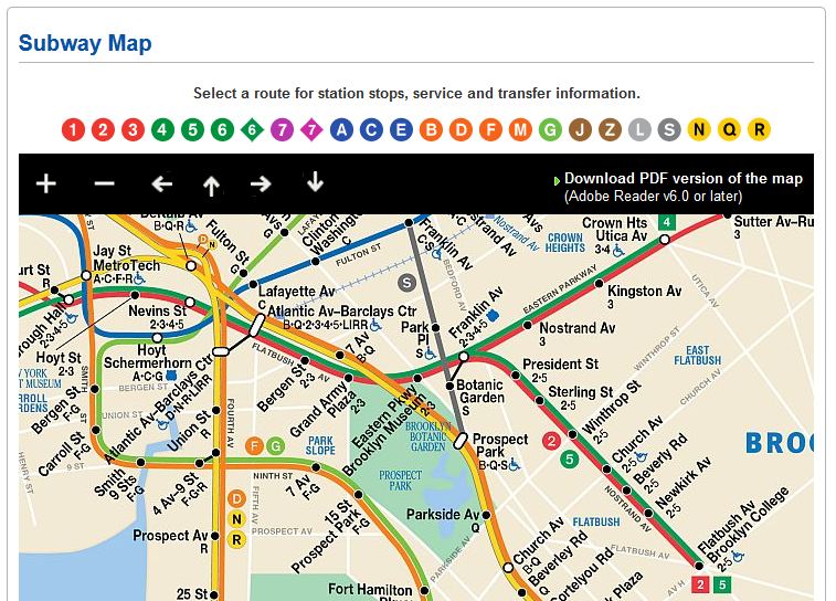 Mta New York City Transit Interactive Subway Map لم يسبق له مثيل