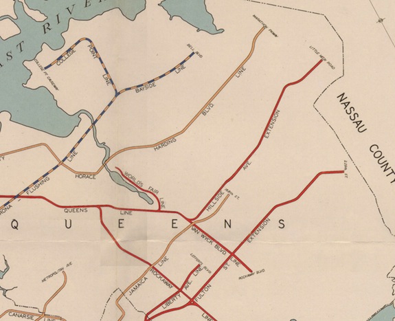 The 1939 plans for the IND Second System would have expanded the subways to the far reaches of Queens.