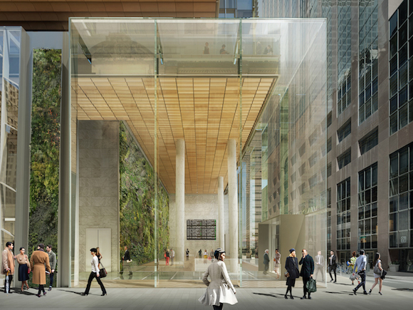 A glimpse into One Vanderbilt's Transit Hall. (Via KPF)