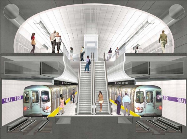 The 7 line extension will open in September, but the station at 41st St. and 10th Ave. remains lost to time.