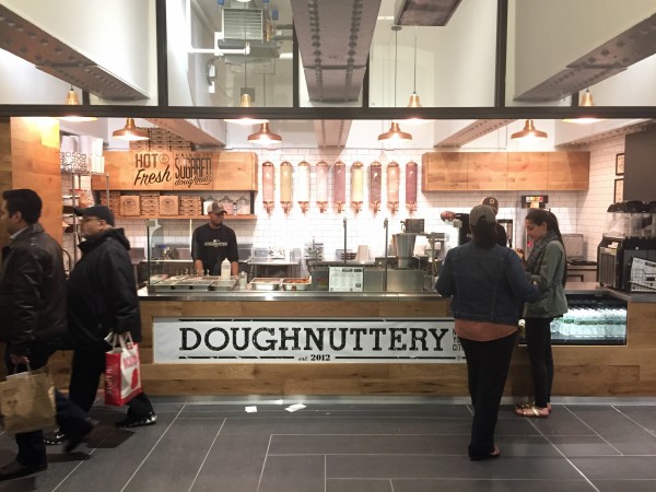The Doughnuttery is one of 39 businesses in Columbus Circle's new TurnStyle market. (Photo by Benjamin Kabak)