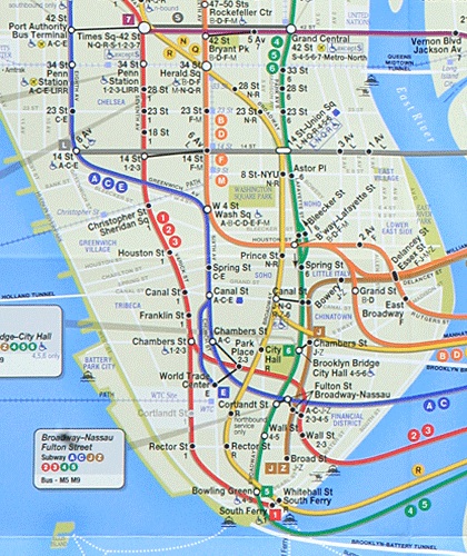 With service changes, MTA refreshes its map - Second Ave. Sagas